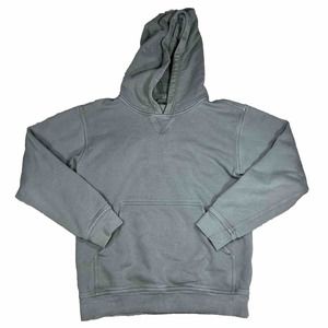 Lululemon All Yours Hoodie Terry Grey Sage Green Womens 4 EUC W3DAMS